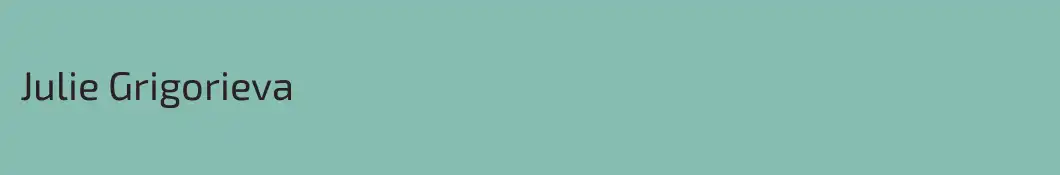 Julie Grigorieva
